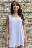Essential Jersey Layering Vest White